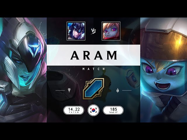 ARAM Match: Super Sejuani vs Super Poppy - KR server Patch 14.22