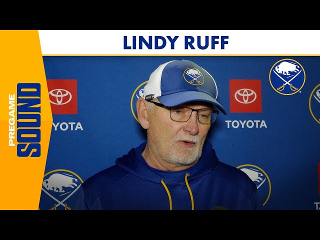 Tage Thompson Out, Ukko-Pekka Luukkonen IN for Sabres vs LA Kings | Coach Lindy Ruff