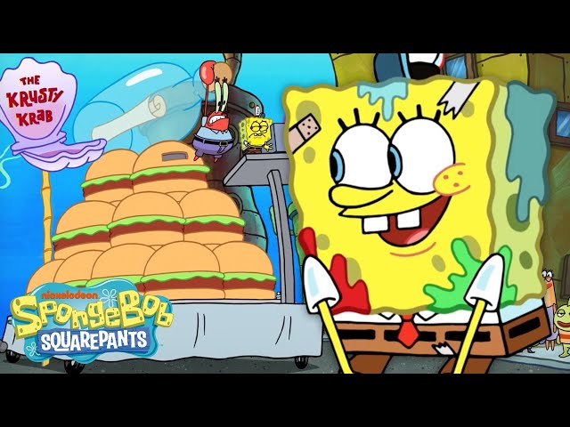 SpongeBob Builds a Krusty Krab Parade Float! 🍔 | "SpongeBob on Parade" Full Scene | SpongeBob