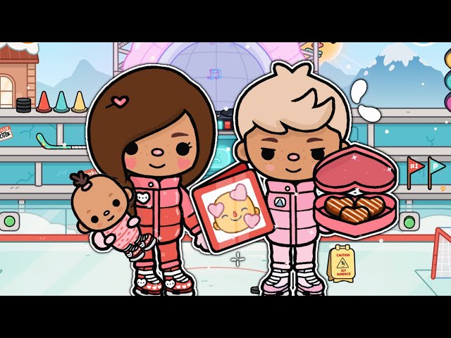 Valentines Day *LOVE STORY* ❤️🧸🌹|| *WITH VOICE* 🎙️|| Toca Boca Tiktok Roleplay 🩵🌈