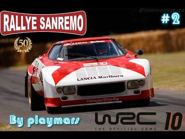 #2🏁🚗| Wrc 50 aniversario| Rallye de SanRemo1974 Lancia Stratos| By Playmars