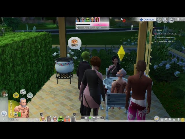 The Sims 4 flirty