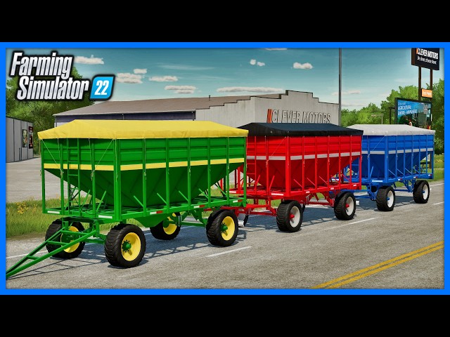 New Mods FS22 - Square Islands, Tolva Grain Wagon, & Harvest Productions! (13 Mods)