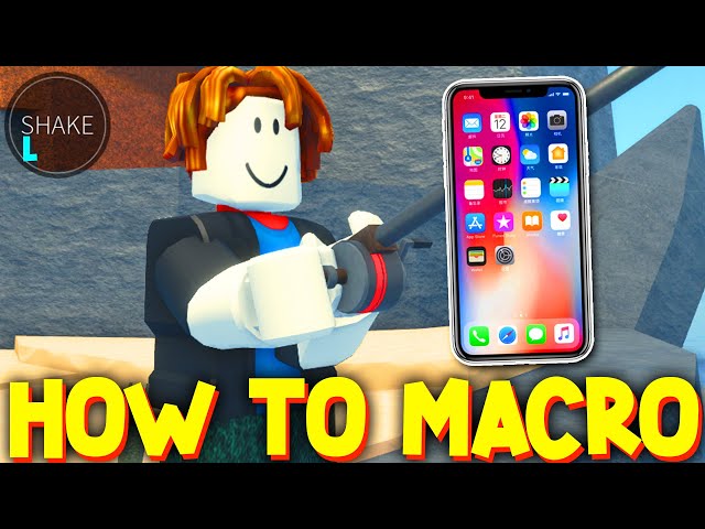 How To AUTO FISH AFK with MACRO in FISCH FOR MOBILE! ROBLOX