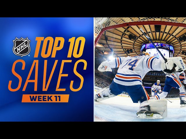 Top 10 Saves from Week 11 | 2023-24 NHL Season