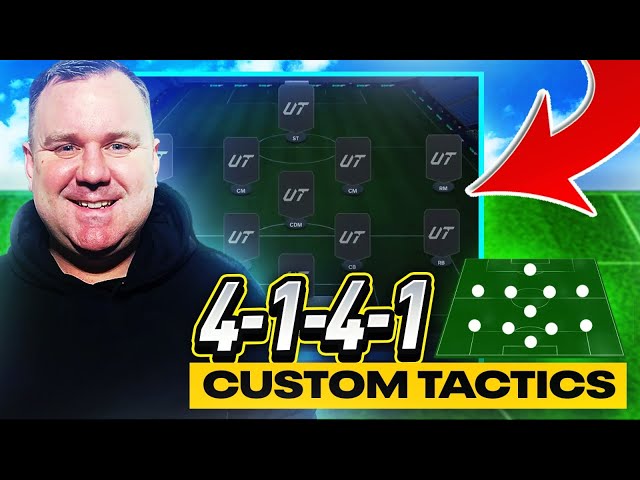 EAFC 25 - THE BEST 4141 CUSTOM TACTICS & PLAYER ROLES!!