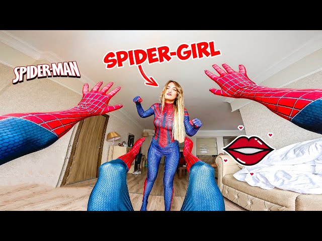 SPIDER-MAN VS SPIDER-GIRL IN LOVE! (BEST OF COMPILATION PARKOUR POV)