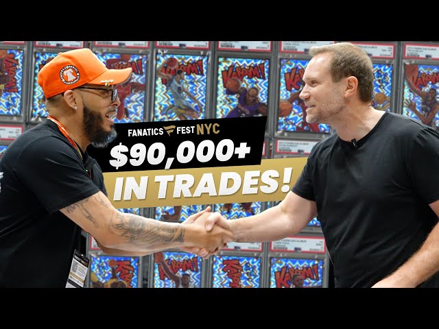 $90,000+ TRADE DAY for Kabooms & Vintage at Fanatics Fest NYC! 🙆‍♂️