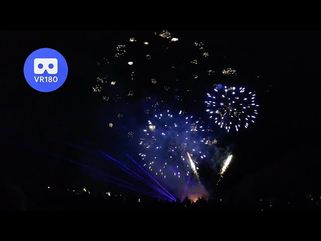 VR180 3D FIREWORKS SHOW