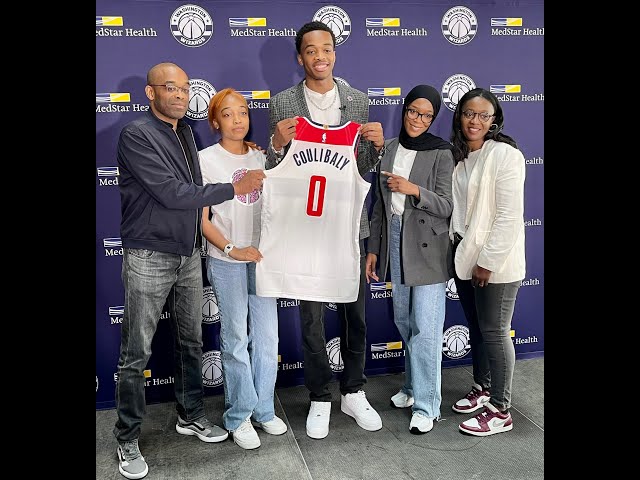 Washington Wizards No. 7 overall pick Bilal Coulibaly after introductory press conference