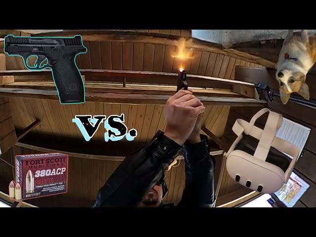 VR/360 Video - S&W Bodyguard 2.0 vs Fort Scott TUI - A Ammo Test in VR Video Format... Good Times!