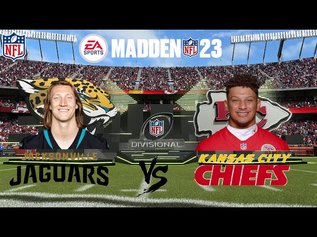 Kansas City Chiefs vs Jaguars Franchise NFL 2023 Divisional Round Playoffs Madden 23 PS5 4K GamePlay