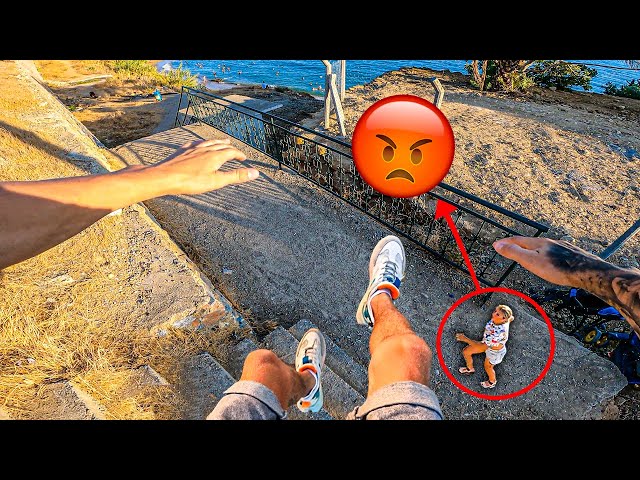 ESCAPING ANGRY MOM! (EXTREME PARKOUR CHASE POV)