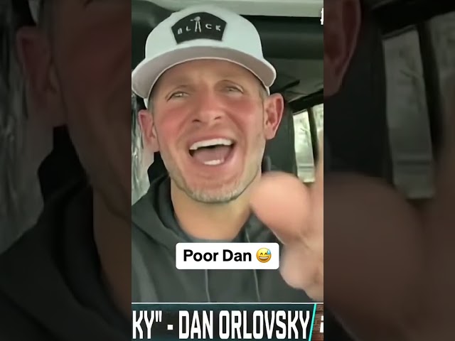 Pat McAfee is giving Dan Orlovsky a hard time 😭