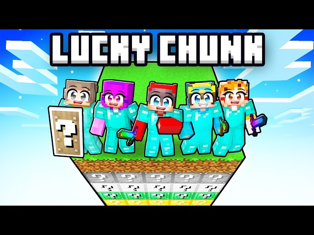 Surviving One LUCKY Chunk in Minecraft!