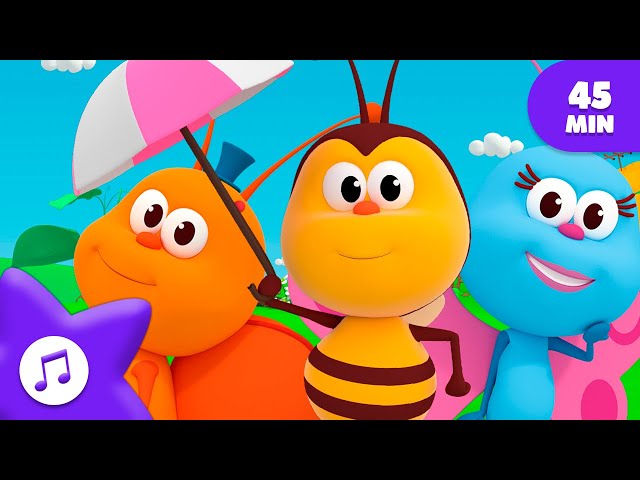 Rain Rain Go Away Song + More Nursery Rhymes & Kids Songs🐞 MIX 🌈FOR KIDS | Boogie Bugs