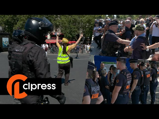 Rally of Yellow Vests authorized statically [4K]