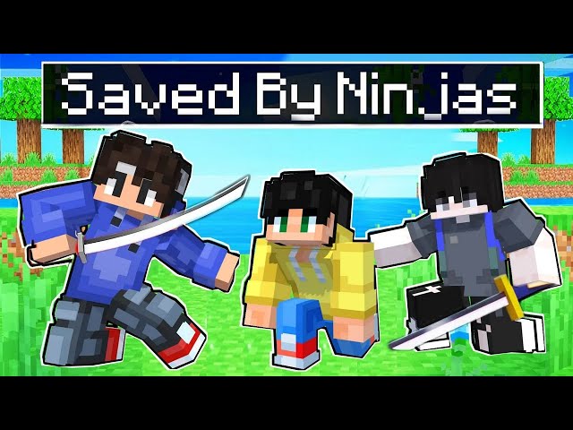 Saved By NINJAS In Minecraft! | with @potpot @ArArPlays