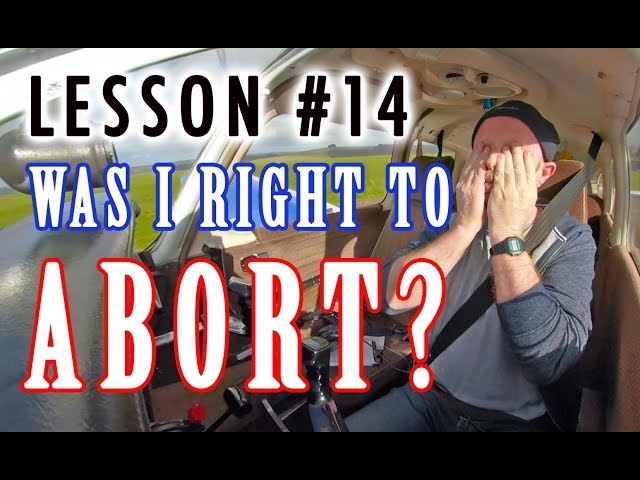 Flying lesson #14 - was I right to abort?? - solo circuits -  360° VR