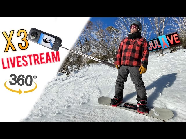 Insta360 X3 live stream (look around) 🏂❄️