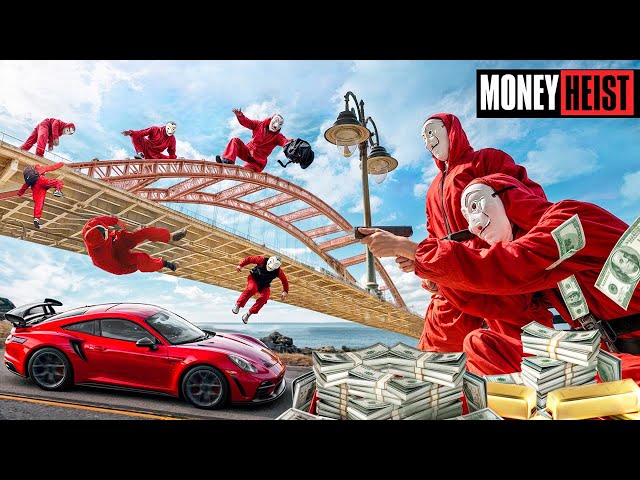 PARKOUR VS MONEY HEIST! 6 | POLICE: No ESCAPE for BAD GUYS, chase concludes now (BELLA CIAO REMIX)