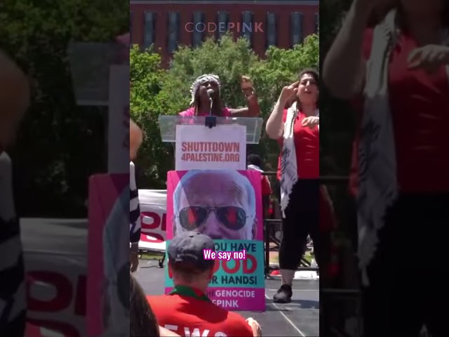 CODEPINK Speech at the June 8 Rally at the White House  #freepalestine