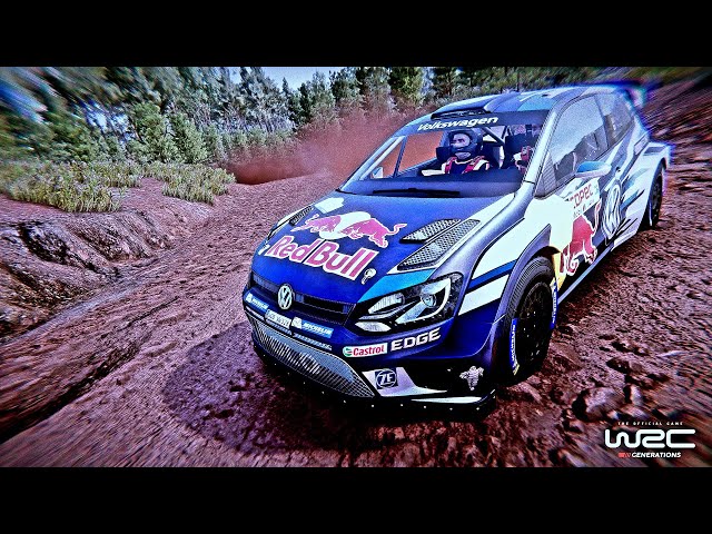 WRC Rally - Copec Rally Chile - 6.28 km 100% Gravel [Volskwagen Polo R WRC 315HP] (ULTRA HD)