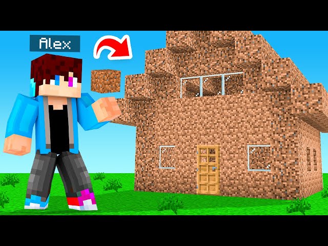 Vriend TROLLEN Met DIRT HUIS MAKEOVER! (Minecraft)