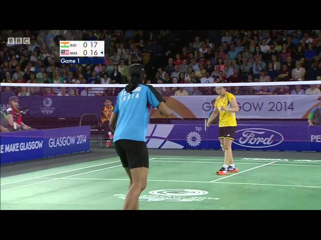 WS Bronze - P.V. Sindhu vs TEE J.Y. - 2014 Commonwealth Games badminton