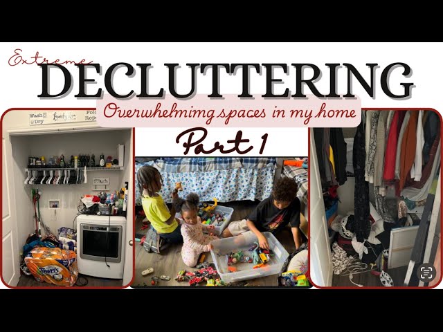 *NEW*Decluttering My Apartment Part 1//Apartment Cleaning//2024//Khrystal Renee