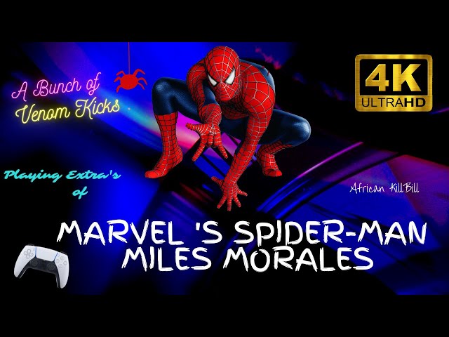 Marvel 's Spider man Miles Morales  | A Bunch of Venom Kicks | 4K HDR 60 FPS