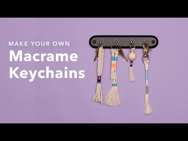 DIY Macrame Keychains