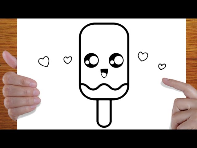 como dibujar | cómo dibujar helados kawaii y fáciles | dibujos para dibujar