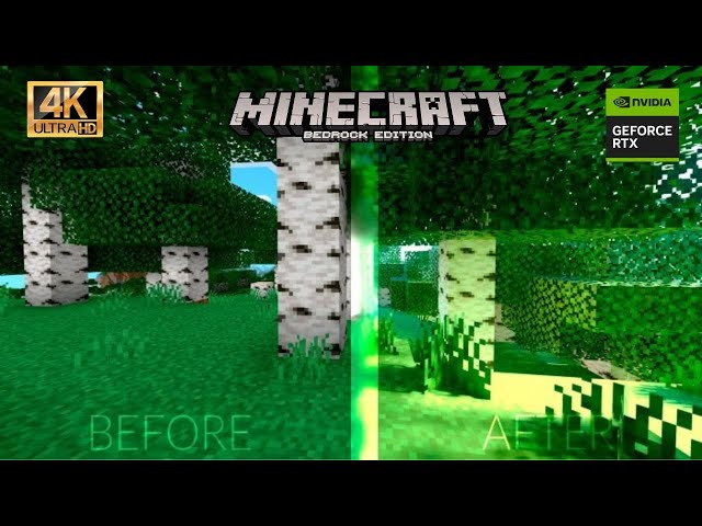 Minecraft Bedrock Editon Best RTX Shader #gaming #minecraft #viralvideo #gta #like #subscribe