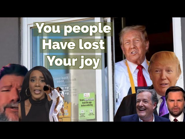 Joyless liberals lose it on Piers Morgan over Trumps McD’s visit