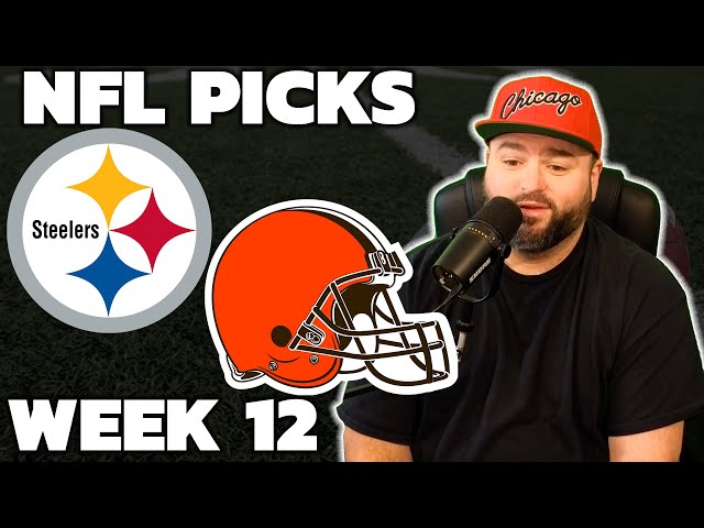 Steelers vs Browns Week 12 Bets - NFL Sunday Picks With Kyle Kirms