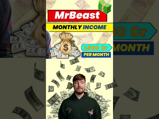 World ka number One YouTube  @MrBeast   Income