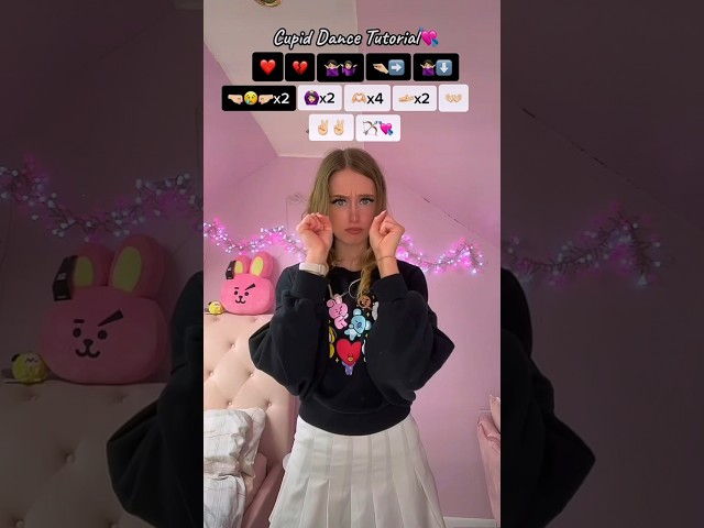 THE CUTEST DANCE EVER!!🥹✨ (CUPID TIKTOK DANCE TREND!🏹💘) | Rhia Official♡ #Shorts