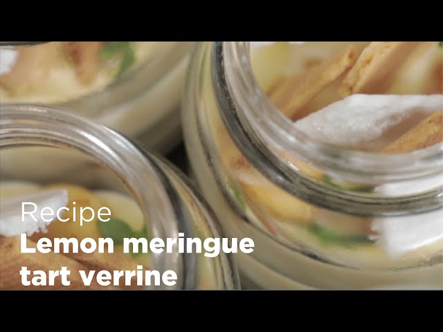 Valrhona - Take away recipe 3/8 - Lemon Meringue Tart Verrine