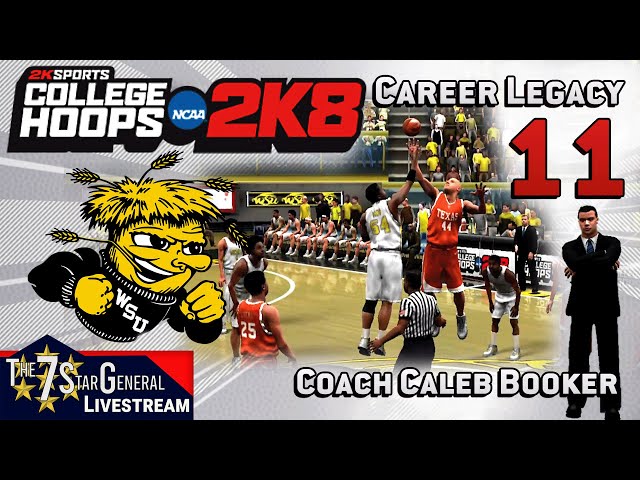 Caleb Booker Career Legacy | College Basketball 2K8 | Livestream 11