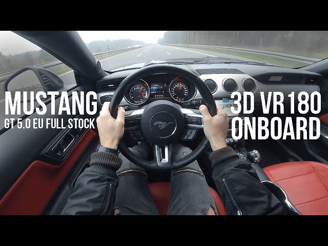 POV VR 180 3D | Mustang GT EU | Onboard drive