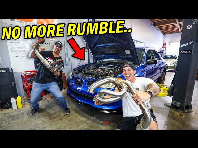 Hawkeye WRX Gets EQUAL LENGTH HEADERS! | Building the PERFECT WRX EP. 2