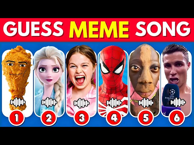 GUESS MEME & WHO'S SINGING #2 🎤🎵🔥 Lay Lay, King Ferran, Salish Matter, MrBeast, Skibidi Toilet, Elsa