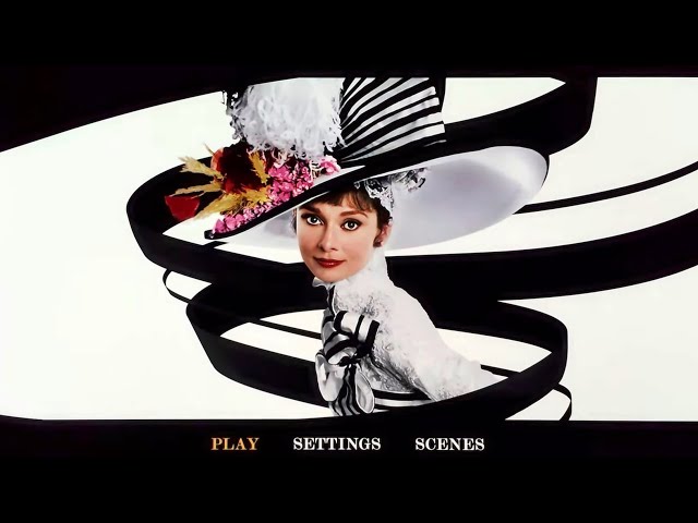 Audrey Hepburn's ''MY FAIR LADY'' (1964) - 4K Ultra HD Movie menu presentation