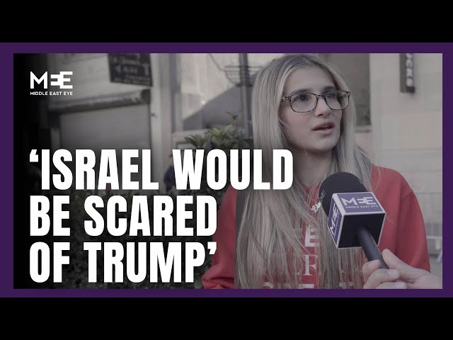 ‘I think that Israel would be scared of Trump’ says pro-Palestine Donald Trump supporter