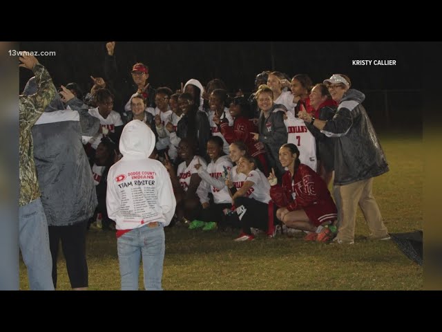 Dodge County girls flag football team clinch area title