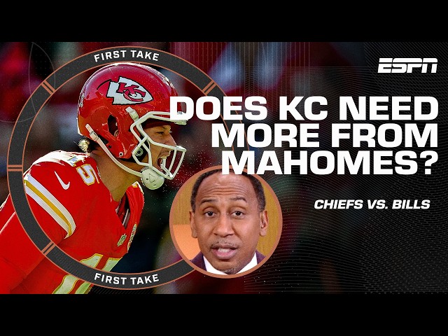 Stephen A. needs MORE from Patrick Mahomes if the Chiefs want to three-peat 👀 | First Take