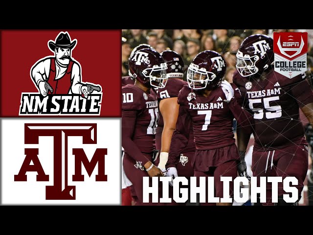 New Mexico State Aggies vs. Texas A&M Aggies | Full Game Highlights | ESPN College Football