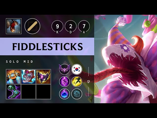 Fiddlesticks Mid vs Azir: Legendary - KR Master Patch 14.22