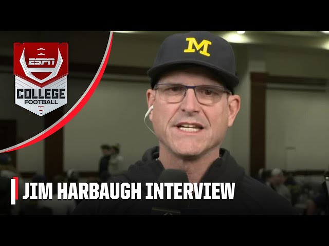 Jim Harbaugh on Michigan's success & J.J. McCarthy's growth | ESPN College Football